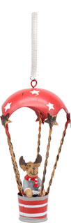 Spring figure elk in balloon