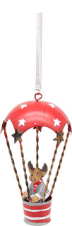 Spring figure elk in balloon