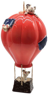 Ballon with cats