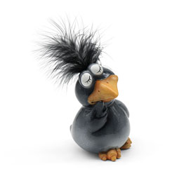 Birds Mia & Sammy, polyresin