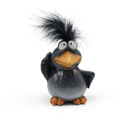 Birds Mia & Sammy, polyresin